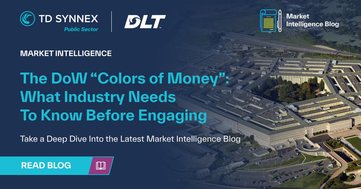 TD_SYNNEX_PS's tweet image. For companies pursuing #defense opportunities, understanding the @USDOD “colors of money” is critical. Funding categories shape how programs are developed, procured and sustained.

Explore what industry needs to know before engaging. bit.ly/40oDNQT 
#MarketIntelligence
