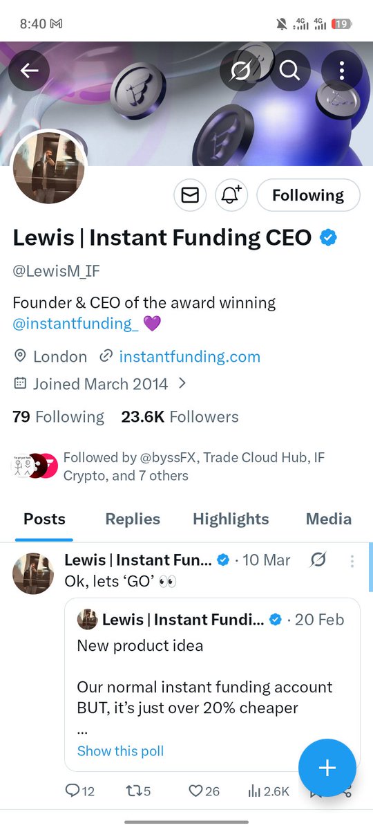 abeni_FX1's tweet photo. @InstantFunding_ @LewisM_IF Let's won this one https://t.co/Ft8MfIhxTO