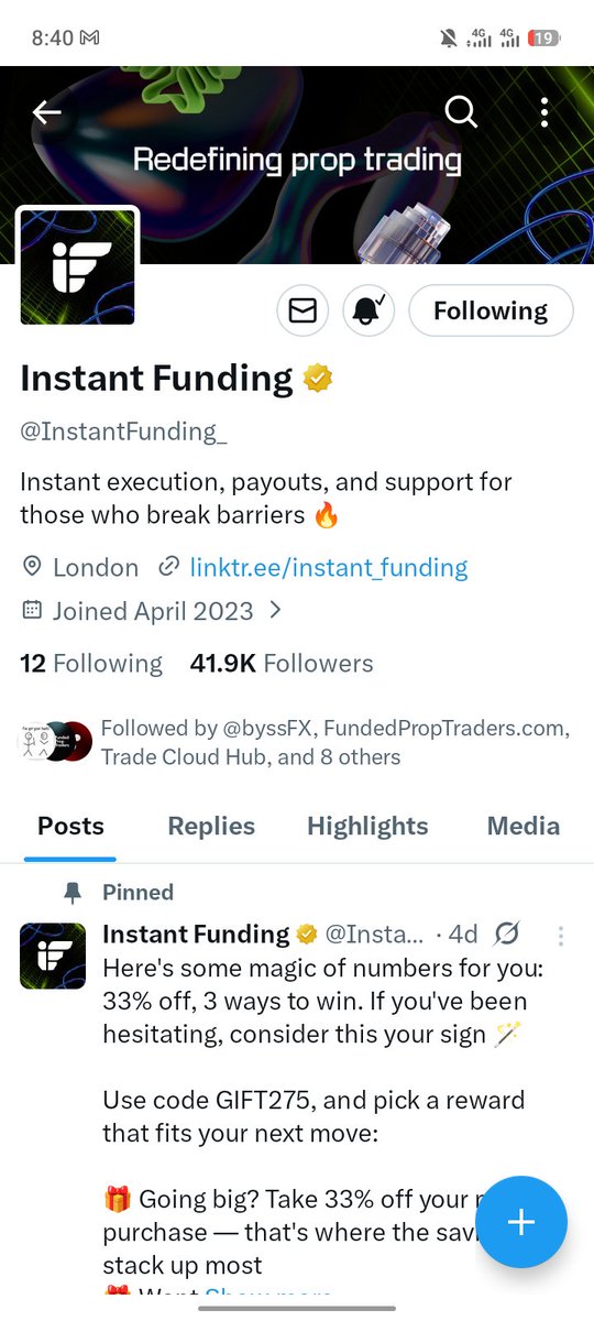 abeni_FX1's tweet photo. @InstantFunding_ @LewisM_IF Let's won this one https://t.co/Ft8MfIhxTO