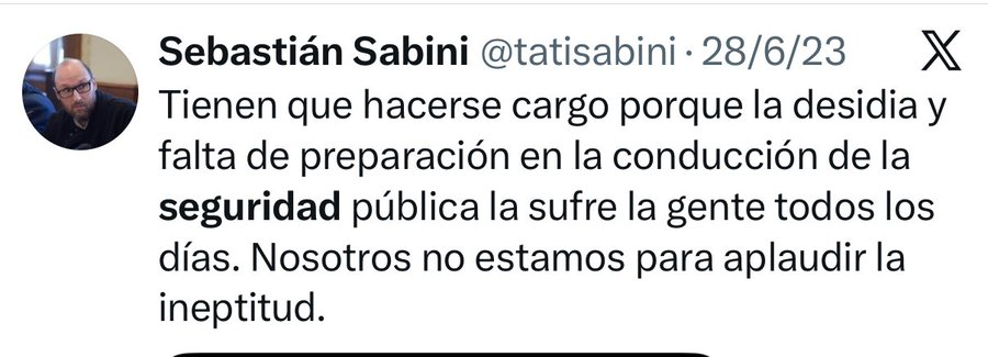 <a href="/tatisabini/">Sebastián Sabini</a> Tuits que envejecen mal...