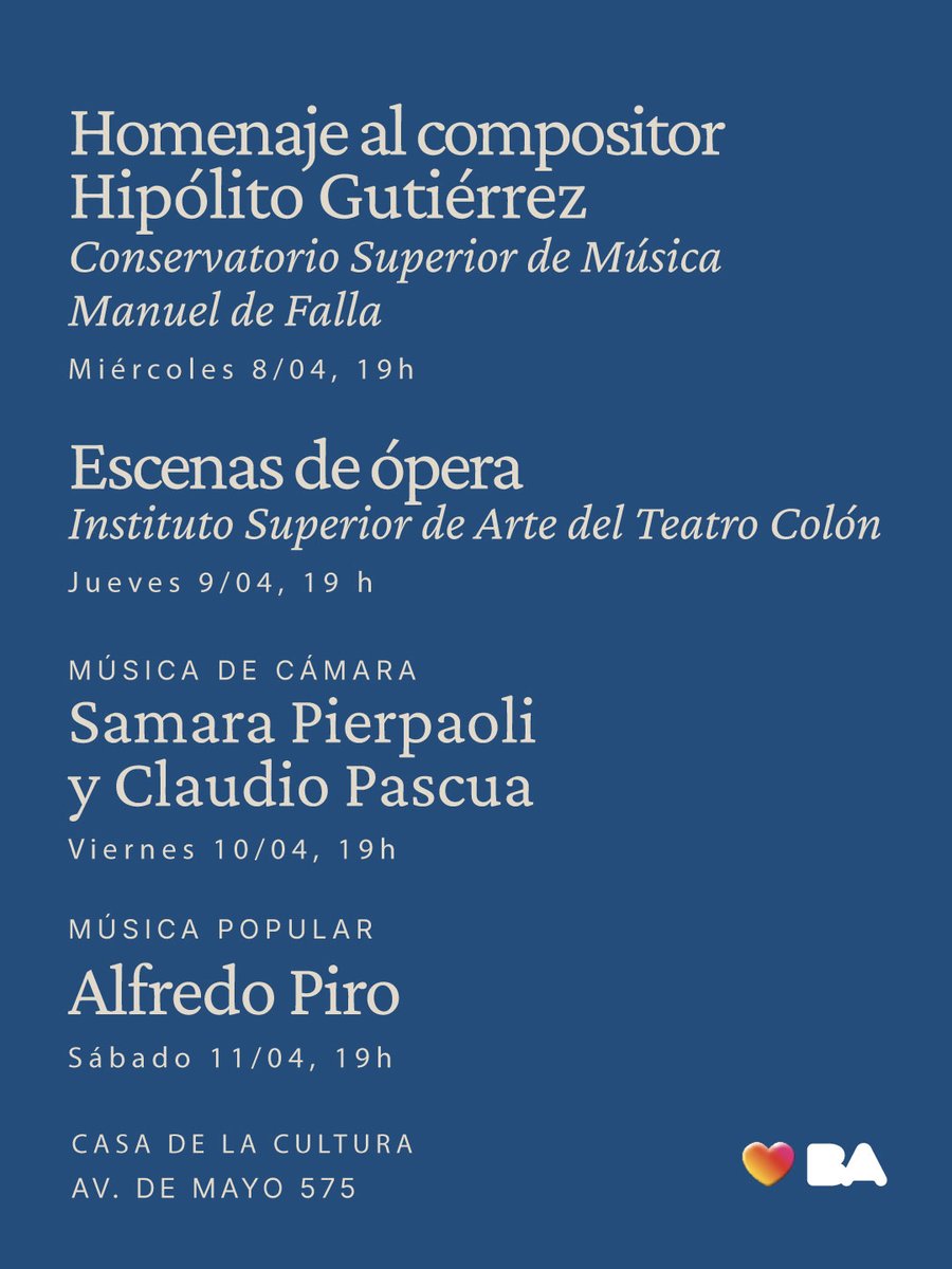 Dirección General de Música tweet media