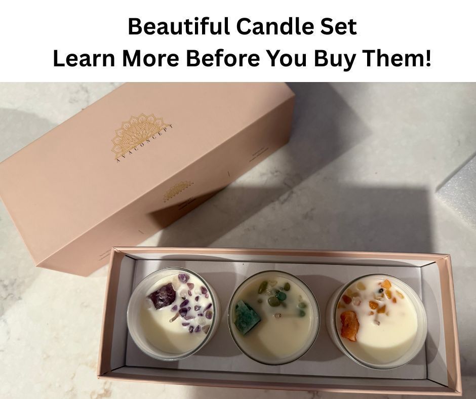 DeborahDian's tweet image. These beautiful candles with crystals inside come in a set of three in a lovely gift box. Learn more about them in this #Amazon review.

Amazon link: amazon.com/vdp/0cfdf5b2a3…

#candles #crystals