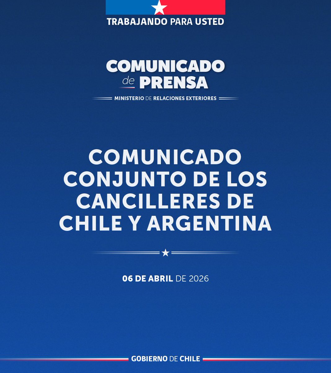 Cancillería Chile 🇨🇱 tweet media