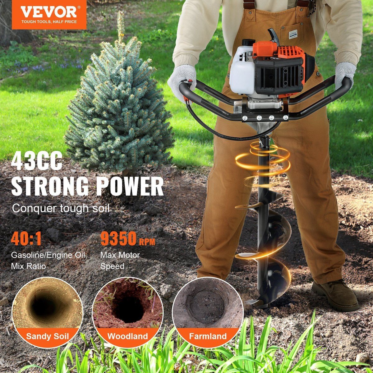 AlwaysBeReadyUS's tweet image. VEVOR Gas-Powered Post Hole Digger: 43CC Auger for Digging

alwaysbereadyusa.com/vevor-gas-powe… 

alwaysbereadyusa.com

#SurvivalGear #PrepperTools #EmergencyPreparedness #HeavyDutyEquipment #AlwaysBeReadyUSA