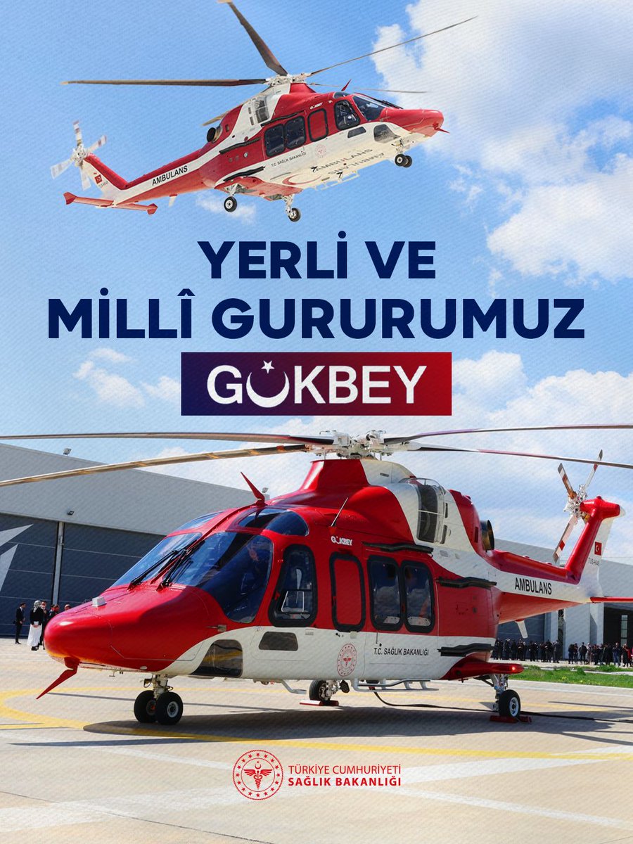zkdch67's tweet photo. Dakikaların bile hayati olduğu anlarda GÖKBEY helikopter ambulans devreye giriyor. 🚁 Zamana karşı yarışta güçlü bir adım.
#GÖKBEYSemalarda https://t.co/tDF9BREZN0