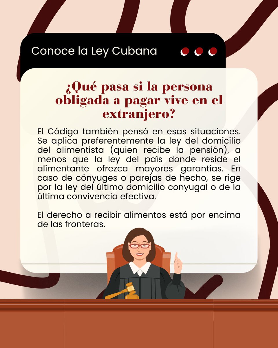¿Sabías que el Código de las Familias introdujo cambios en materia de alimentos?
Alimentos para la persona concebida (desde el embarazo). 
Retroactividad cuando hay violencia familiar. 
Nuevas causas para que cese la obligación. 
¿Qué pasa si el alimentante vive en el extranjero?