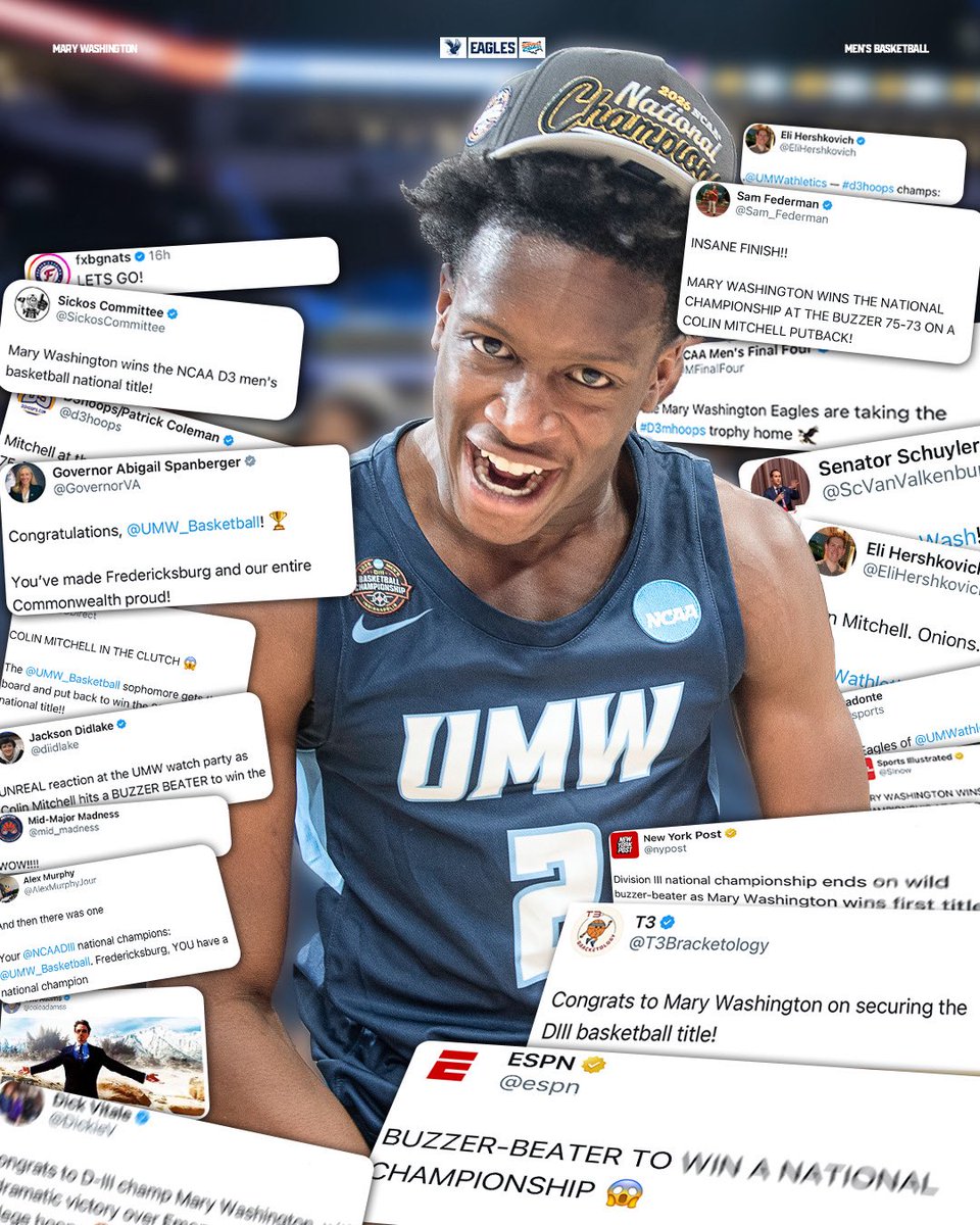 UMW Athletics tweet media