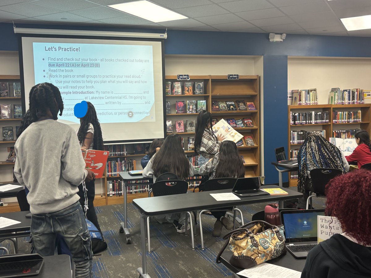 LCHS Library tweet media