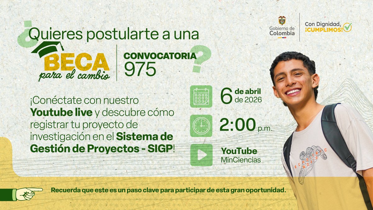MinCiencias Colombia tweet media