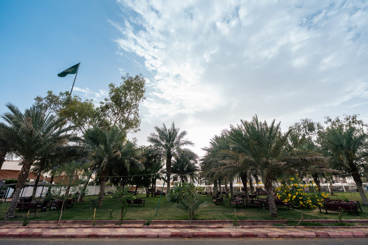 fcf_iu_edu's tweet photo. جلسات هادئة، وأجواء منعشة في حديقة #مهرجان_الثقافات_والشعوب 14 بـ #الجامعة_الإسلامية. 
#هنا_العالم https://t.co/u87M17Lgza