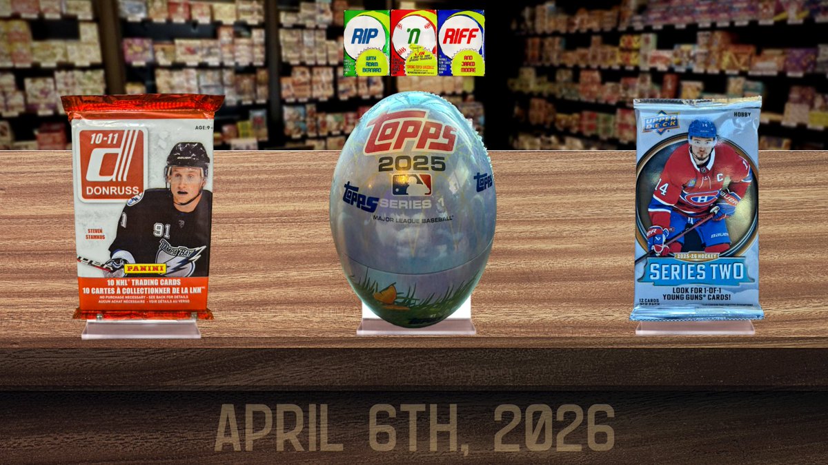 Plenty of NHL Playoff race thoughts, plus⚾🏒 pack rips with <a href="/PuckingThoughts/">Adam Bernard</a> &amp; <a href="/MrJaredMoore/">Jared Moore</a> on today’s RnR!

📺 Watch Here: youtu.be/uJZageqkhP0
