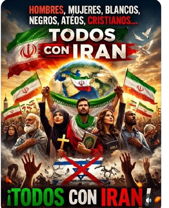 El mundo entero está con Irán.