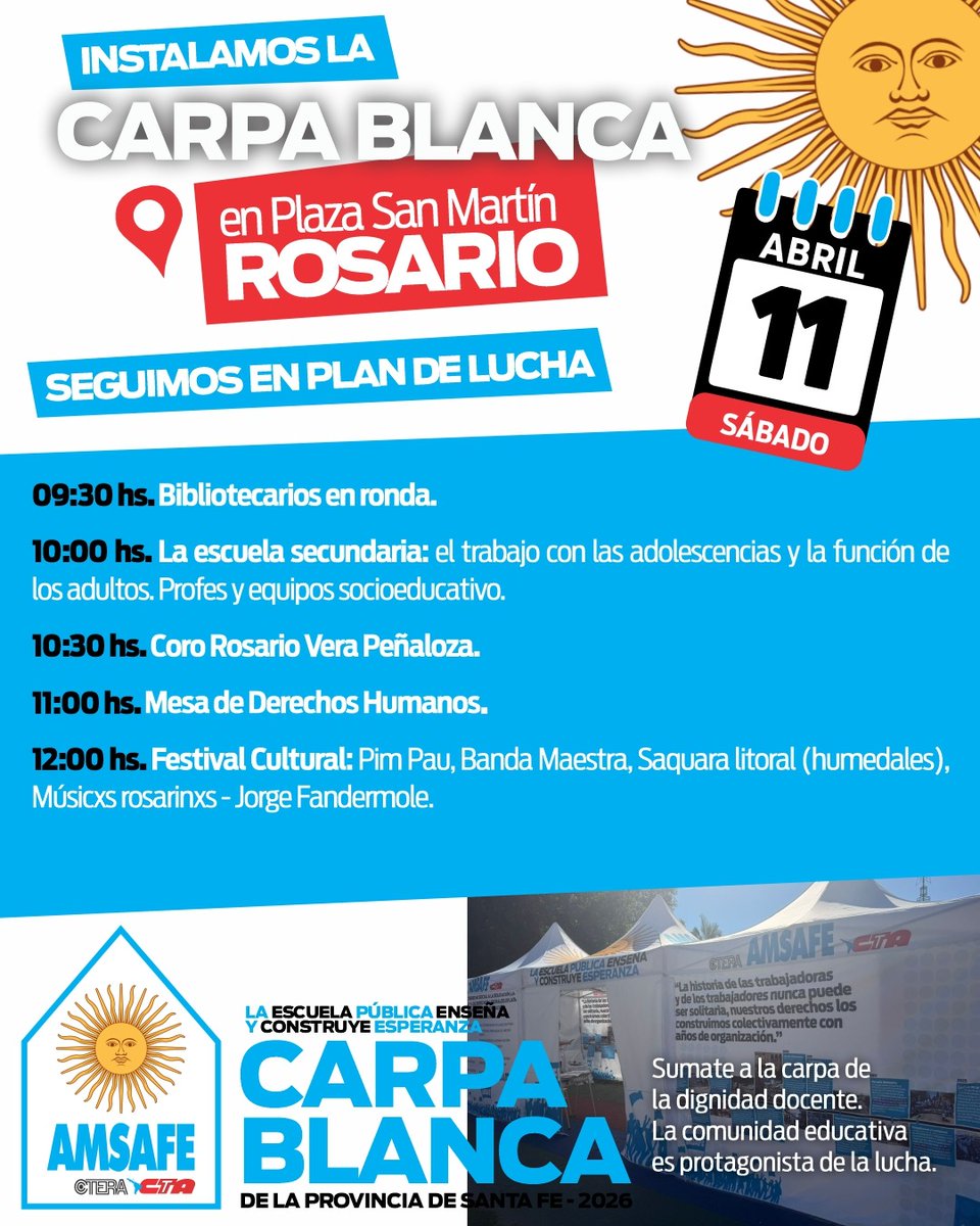 Amsafe Rosario tweet media