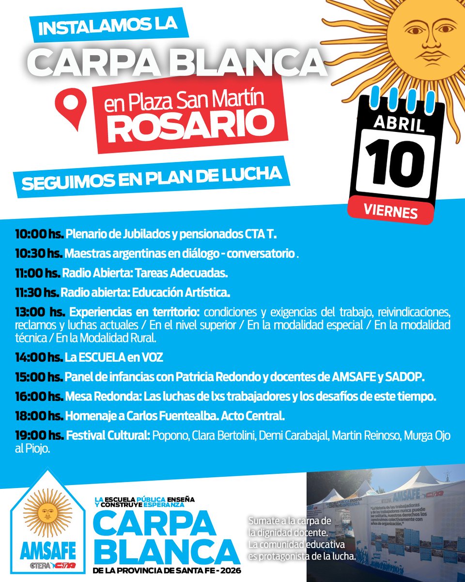 Amsafe Rosario tweet media