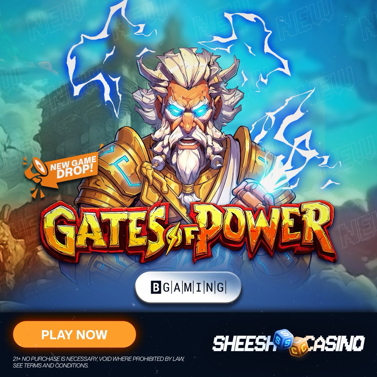 ⚡⚡ NEW GAME DROP! ⚡⚡

Unleash divine thunder with Gates of Power by BGaming!

Step  into the realm of gods where lightning crackles and power surges with  every spin. Channel electrifying energy, unlock epic rewards, and see if  you have what it takes to harness the storm!