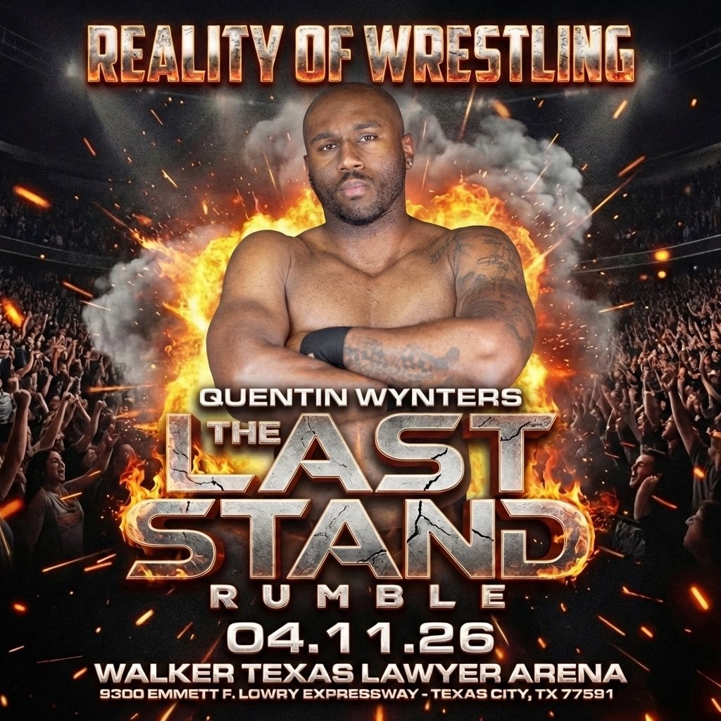 TheOfficialROW's tweet photo. ‼️LAST STAND RUMBLE UPDATE‼️

HOUSE MONEY — @ItsJeanRock & @qwynters have both officially entered the 7th Annual #LastStandRumble on Saturday, April 11th 🔥

Two competitors. One goal. Total domination.

With numbers on their side, House Money could control the pace of the Rumble—but when it comes down to the final moments… will the alliance hold?

Or will it be every man for himself?

🕕 Box Office Opens: 6:00 PM
🚪 Doors Open: 6:30 PM
🔔 Bell Time: 7:00 PM
📍9300 Emmett F. Lowry Expressway
Texas City, TX 77591

🎟️ Pick Your Seats Now:
https://t.co/tkiBAHi2bG