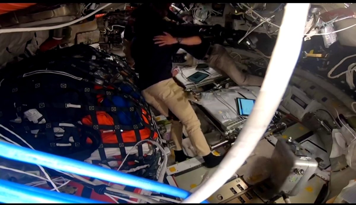 La tripulación de <a href="/NASAArtemis/">NASA Artemis</a>, <a href="/astro_reid/">Reid Wiseman</a>, <a href="/Astro_Christina/">Christina H Koch</a> <a href="/AstroVicGlover/">Victor Glover</a> y <a href="/Astro_Jeremy/">Jeremy R. Hansen</a>, se abrazan tras batir el histórico récord de la Misión Apolo 13, que estaba vigente desde 1970.
Congrats!!!