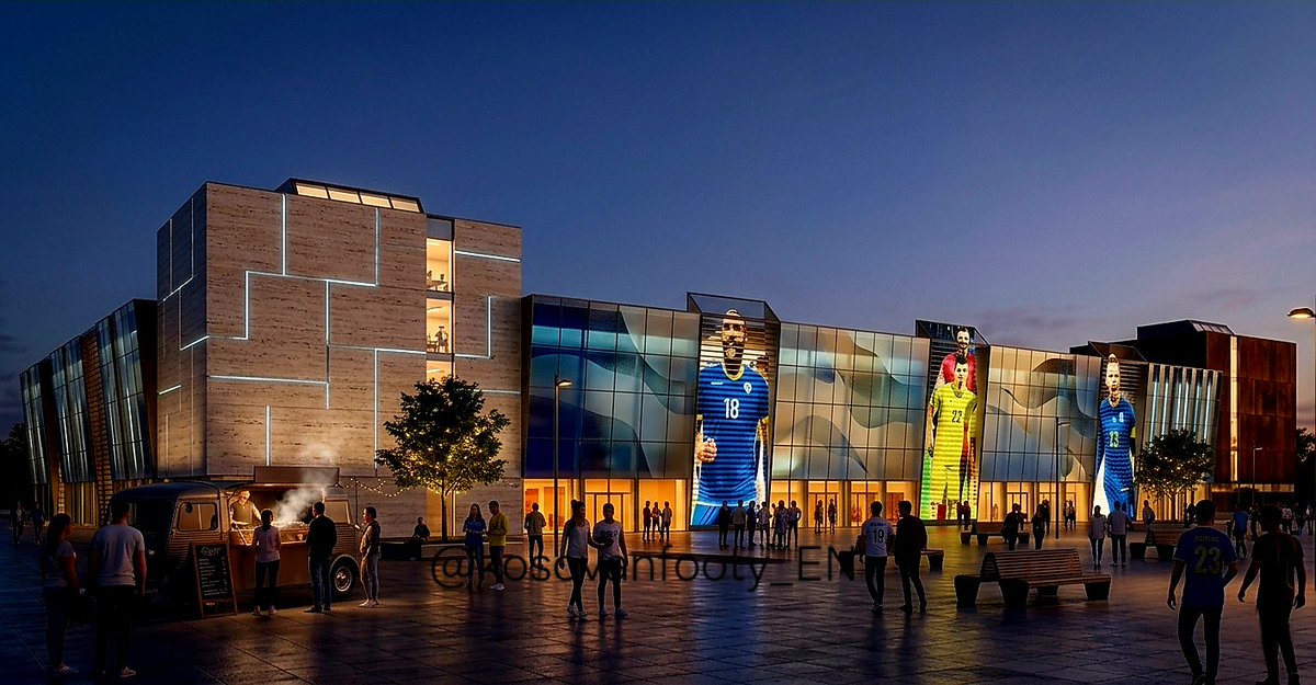 kosovanfooty_EN's tweet photo. A Kosova-based architectural firm in Prishtina has proposed a fresh, simple yet effective redesign of the "Fadil Vokrri" Stadium. 

📸 ERKER Studio https://t.co/iTPPeOA3rs