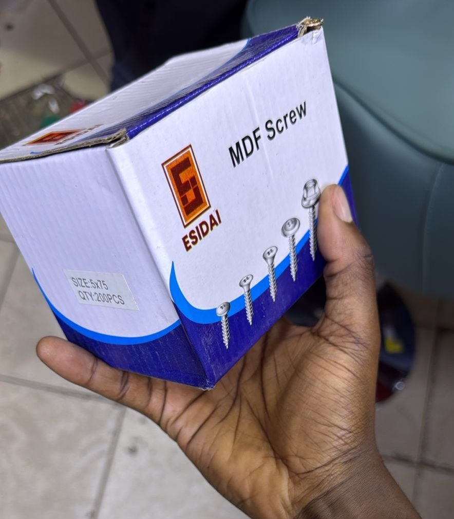 nairokeytech's tweet photo. 🔩 Build strong, build smart!
High-quality MDF screws for all your woodwork and DIY projects 💪🔥
Designed for firm grip and long-lasting performance 💯
✔ Strong &amp; durable
✔ Perfect for MDF &amp; wood
✔ Clean and secure finish
Get the job done right every time 🛠️✨
#QualityTools https://t.co/f9Qp9tKhM8