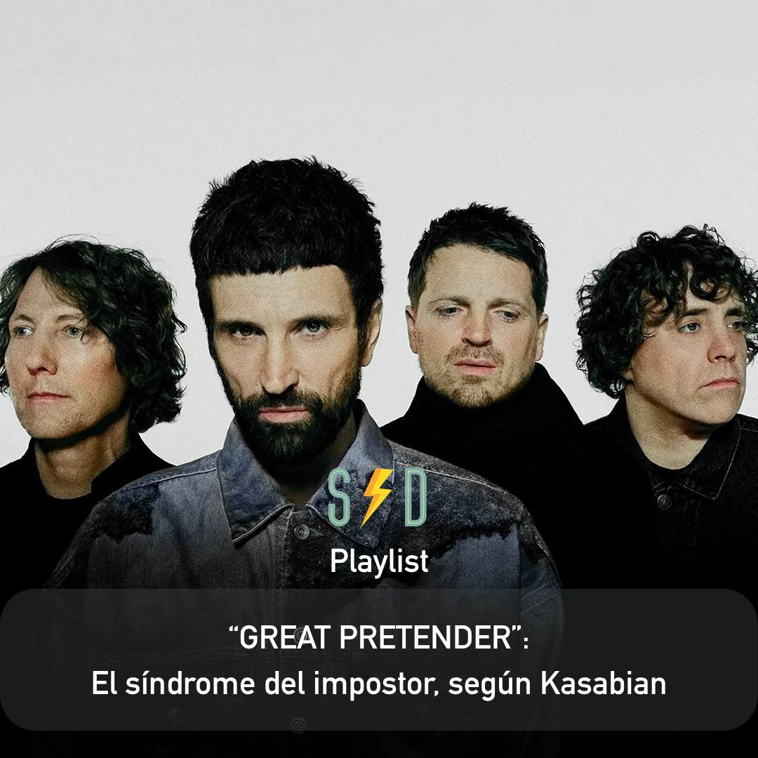 SinDocumentosMX's tweet photo. Sin rodeos. 
@KasabianHQ libera "GREAT PRETENDER", una rola creada para explotar en festivales. 🎸💥

"Ese segundo antes de saltar... el momento en que te das cuenta de que el miedo significa que estás exactamente donde debes estar".

Detalles:
https://t.co/tLNifx5Yom https://t.co/o9T0bIjD66