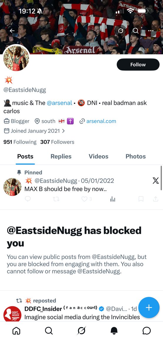 Random accounts talking shit 😆😂 dunno y u @ me to block me u pussy.