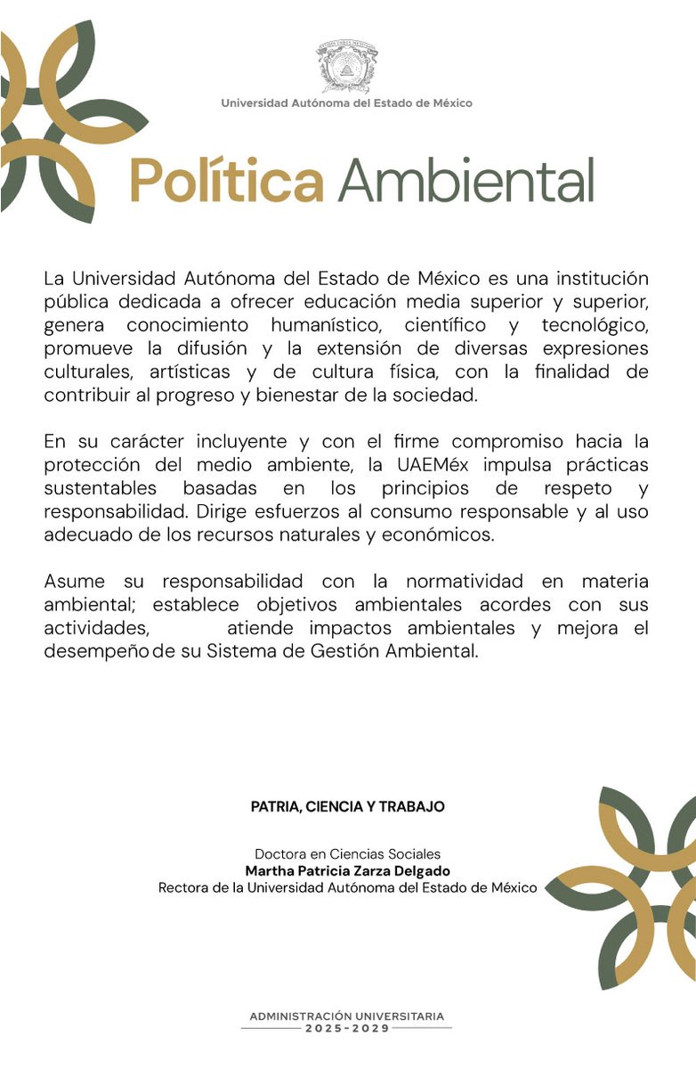 DODAUAEMex's tweet photo. 📃🍃 Consulta la Política Ambiental https://t.co/SQ1v7NBpky
