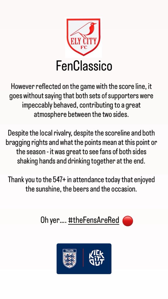 Ely City FC tweet media