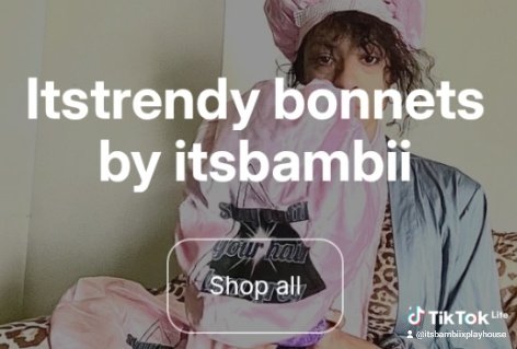 itsbambiiupdate's tweet photo. #itstrendybonnets by #itsbambii 🩶🦄🐝 #teambambii get your #trendybonnets from #itsbambii #1 @Shopify in America 🇺🇲🌎 https://t.co/TIhNVwL7v7 https://t.co/QZqV8MKCeg