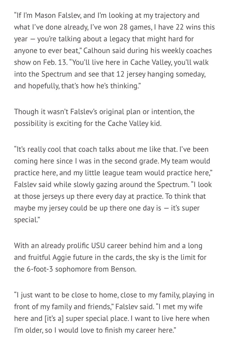 From the feature I did on Mason last year. Interesting to look at now given the current situation of both these guys: