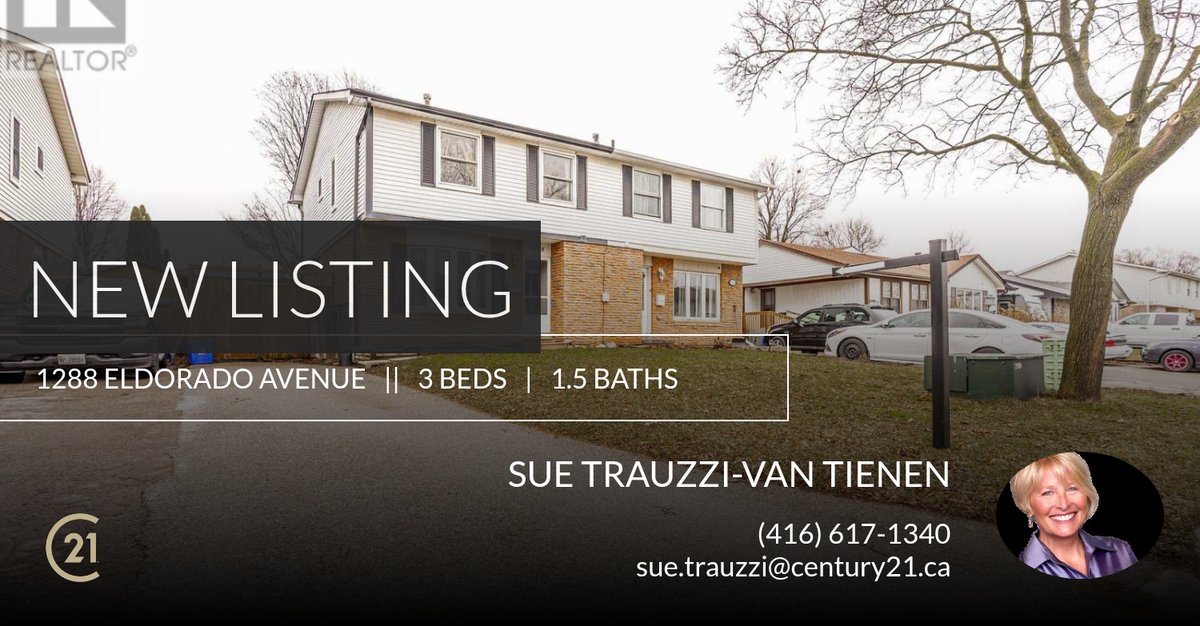 strauzzi's tweet photo. 📍 New Listing 📍 Take a look at this fantastic new property that just hit the market located at 1288 Eldorado Avenue in Oshawa (eastdale).

Sue Trauzzi-VanTienen
Century 21
https://t.co/eHYxVeTamQ
Where Dreams Come Home https://t.co/GVLHCcbno1 https://t.co/ccVQAJiz8k
