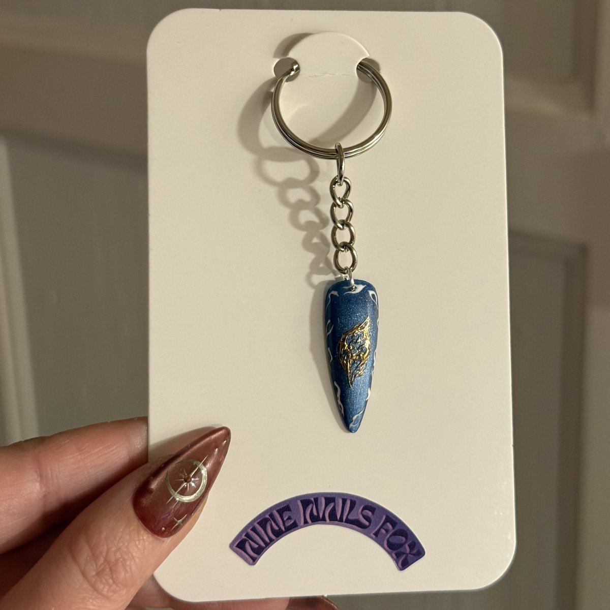 eviefoxiee's tweet photo. I know some of you love my work but a nail set can be expensive so you can now support my small business by getting a keychain with a nail from your favorite set <3 I’m so excited to release this new product omg 🥹 (link below or in my bio) https://t.co/e2Axvvu9za