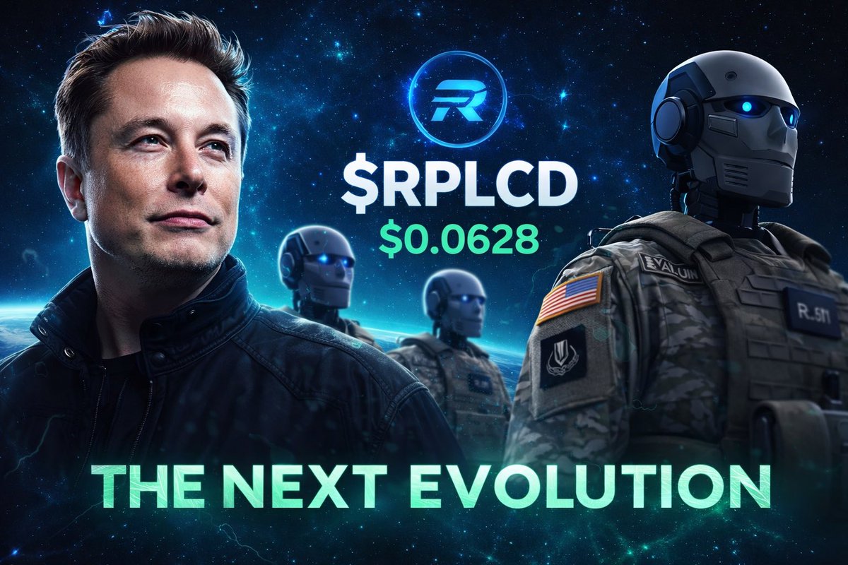 REPLACEDsol's tweet photo. Elon builds the future.
We bring it on-chain.

$RPLCD ⚡

Robots. AI. Evolution.
You’re either early… or watching later.

Liquidity burned 🔥 https://t.co/X8XDDnfzWO