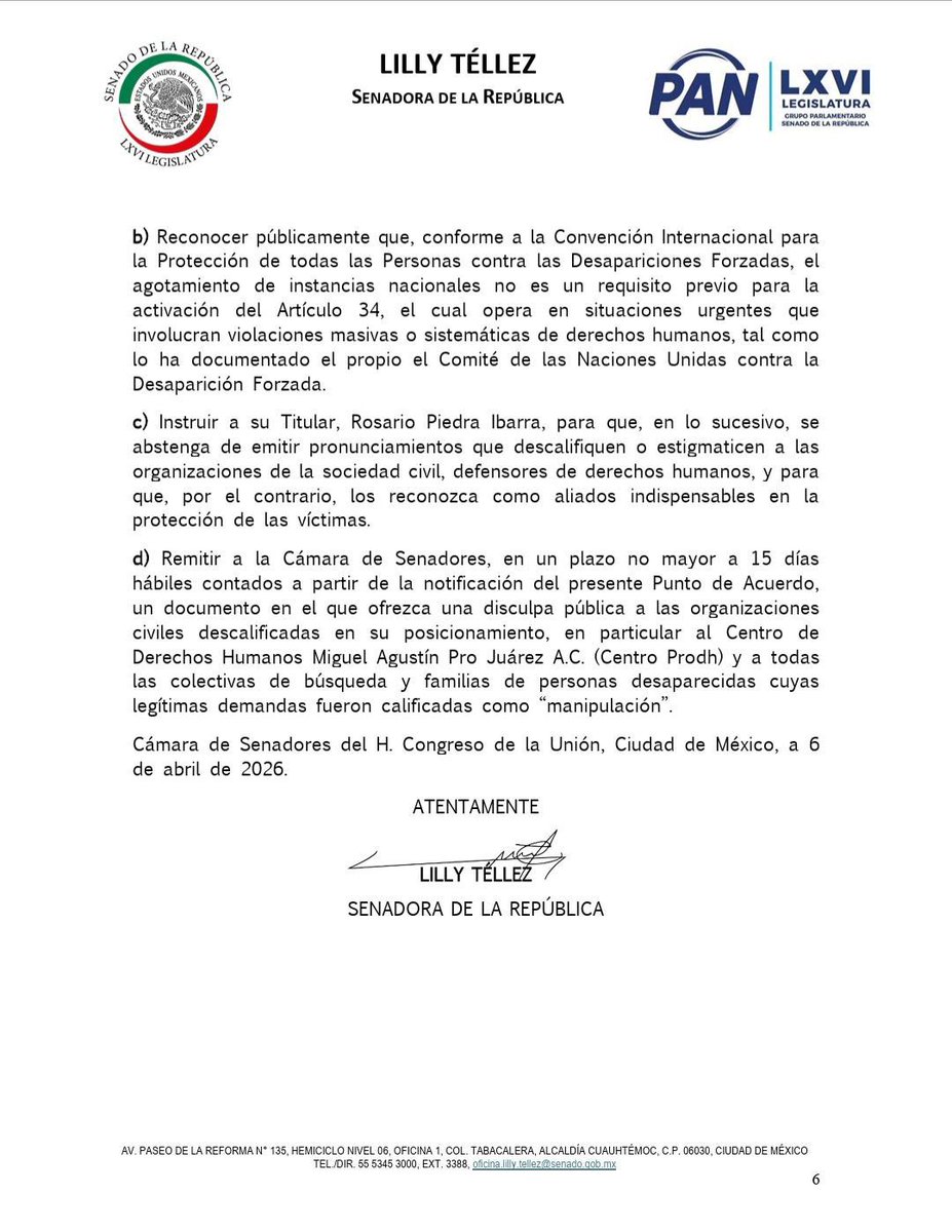 Lilly Téllez tweet media