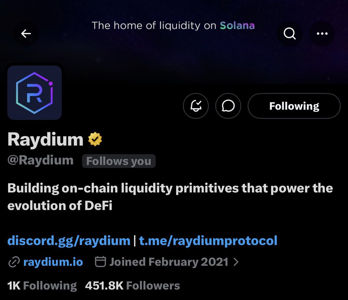 Juniordip0's tweet photo. This is my greatest flex as a Solana maxi :)

Thank you to both @phantom &amp; @Raydium ✨❤️

Let’s keep on preaching and making @solana known to everyone https://t.co/byOoSu0EJG