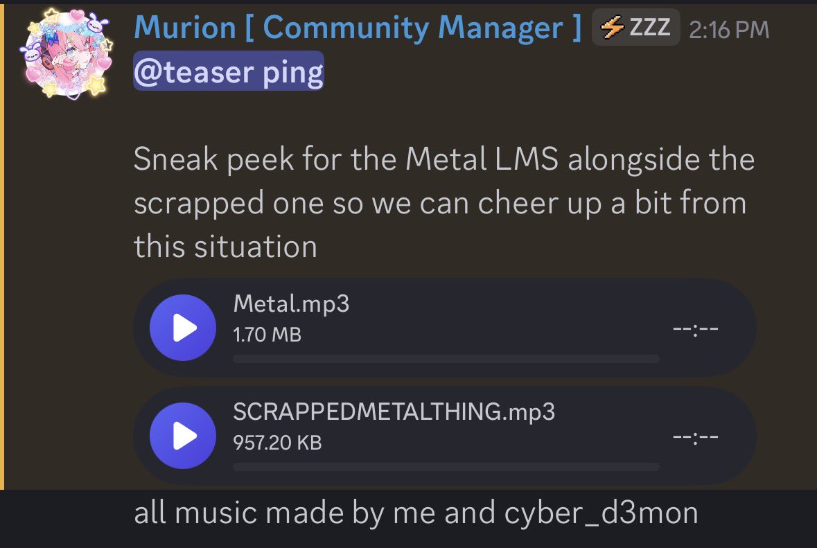 Rooblnews's tweet photo. Sneak peak for the Metal LMS and the scrapped one. https://t.co/dskTBj3VXr