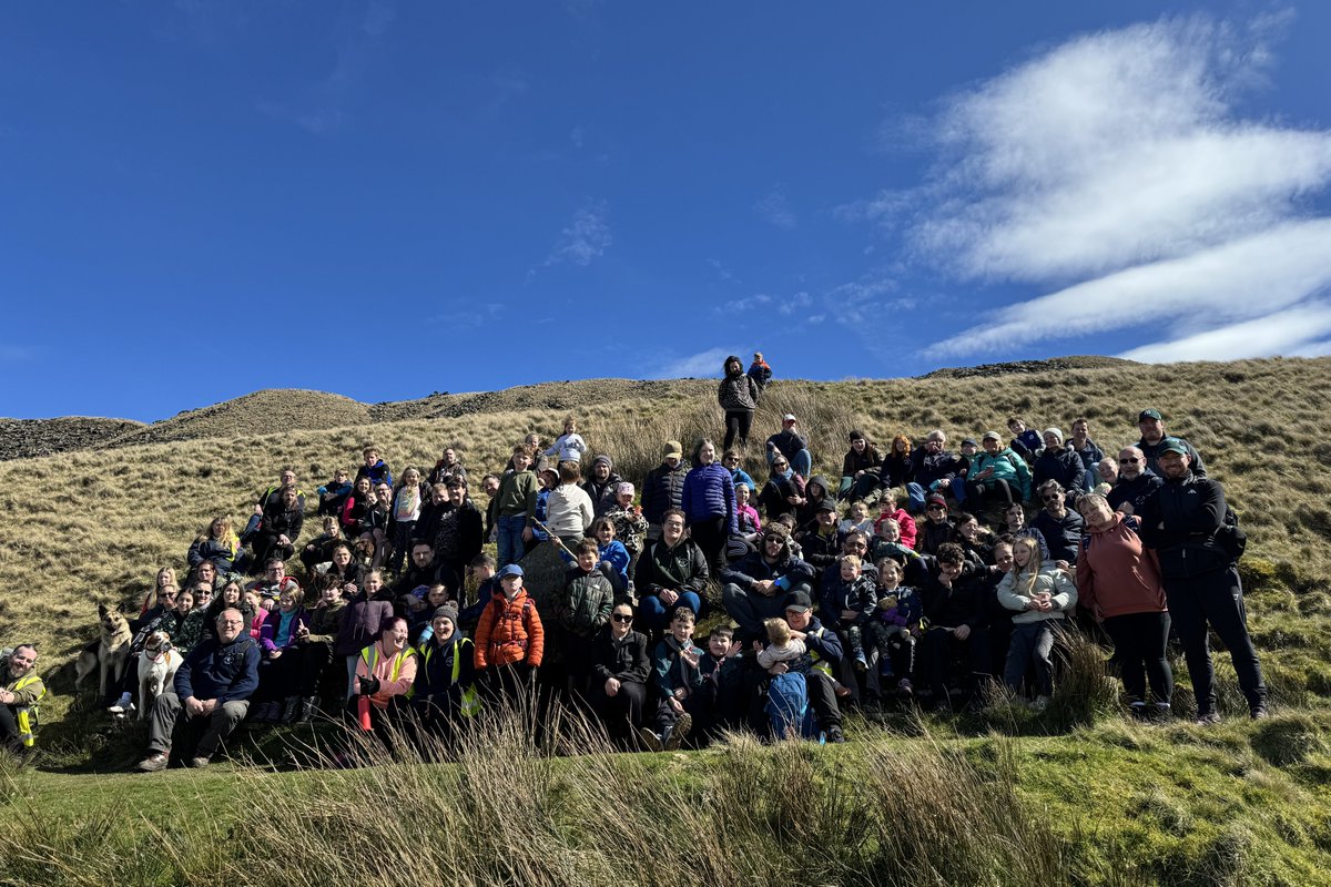 38thscouts's tweet photo. Today we celebrated to the day, the 75th Anniversary of the Groups first meeting.  The 6th of April 1951.

We held a family Hike to a local monument, Waugh’s Well, in the moors above several towns in the Rossendale Valley. https://t.co/Ufwz0cy3Hw