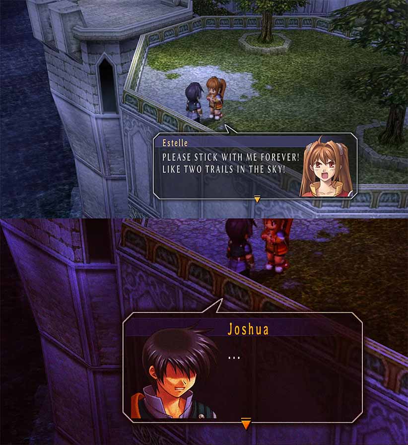 LyfIvan's tweet photo. No wonder he left after her confession LOL
#空の軌跡 #TrailsintheSky https://t.co/0zDmPBsORl