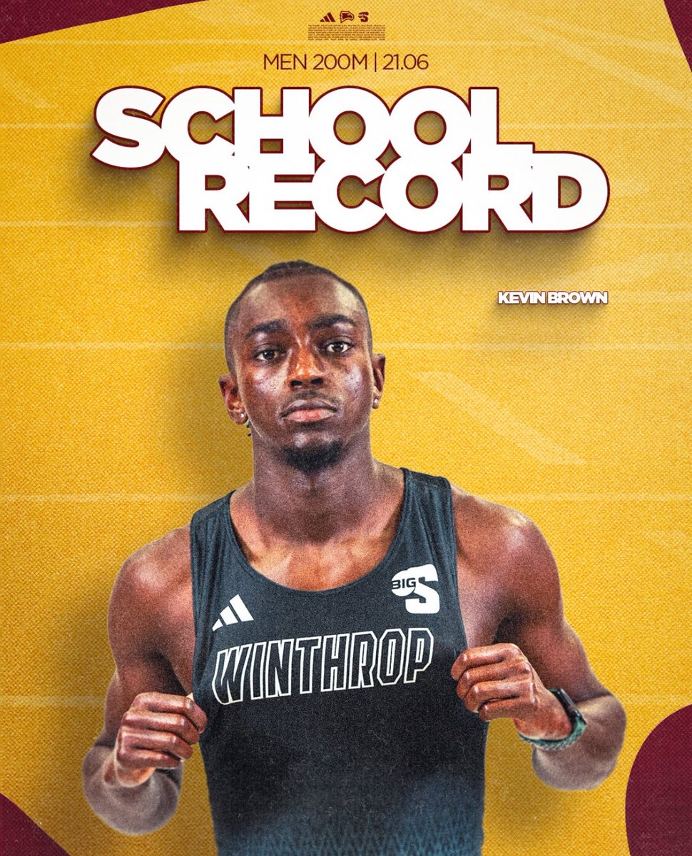 WinthropTrackXC's tweet photo. Made quite a few changes to the record book this past weekend 👀

#ROCKtheHILL | #BigSouthTF https://t.co/Syzjn8sy07