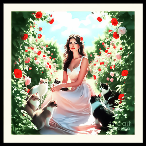 PhotosbyEddie's tweet image. Check out this new fineartamerica.com/featured/capti… #Cats #Kitty #Woman #Roses #Garden #WallArtForSale #Google