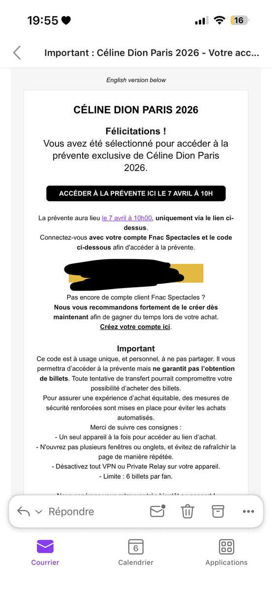 WillaumeEva's tweet photo. Arnaque ou pas 
Je me suis inscrit à la prévente AXS 
Help 

#celinedion #preventeceline #concertcelinedion https://t.co/pjSccZixTJ