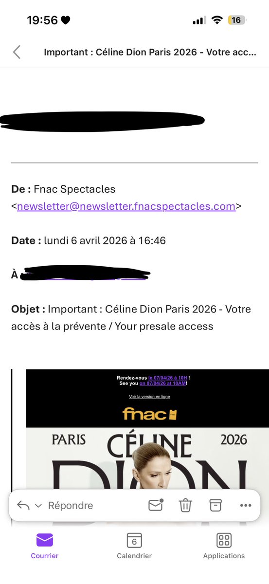WillaumeEva's tweet photo. Arnaque ou pas 
Je me suis inscrit à la prévente AXS 
Help 

#celinedion #preventeceline #concertcelinedion https://t.co/pjSccZixTJ