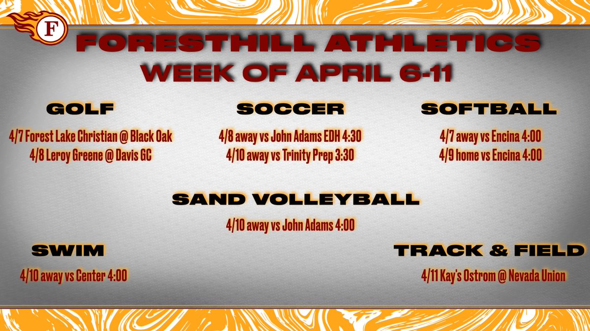 Foresthill Athletics tweet media