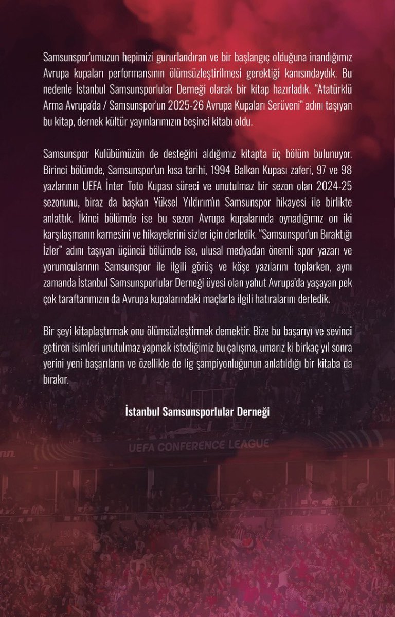 İstanbul Samsunsporlular Derneği tweet media