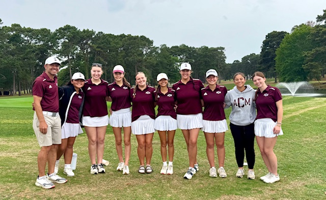 GolfAmc's tweet photo. AMCHS Girls Golf finishes 4th @ the 17-5A District Tournament with a 63-stroke improvement and up 2 spots from last year!

Led by Teija Radcliffe (181, 18th), followed by Chloe Nguyen (185, 19th) and Brynli Peabody &amp; Naia Makisimino (186, T-20).

Not satisfied. Hungry for more! https://t.co/Mhc4Swx1tj