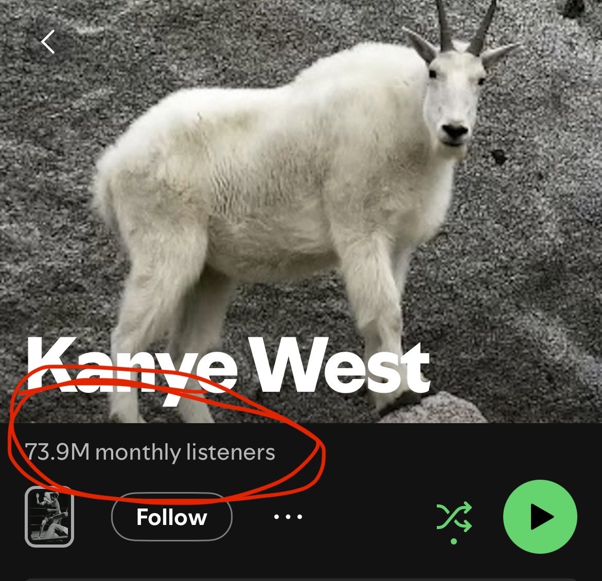 This is just Spotify.

You are so very dead wrong.
