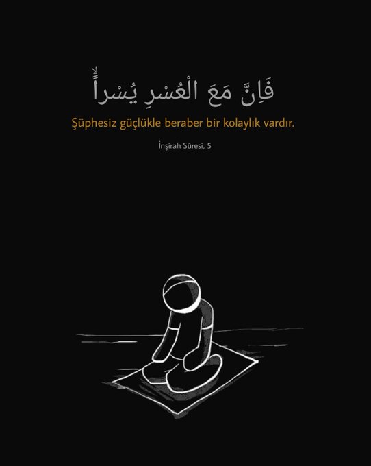 Ayet1Hadis's tweet photo. "Şüphesiz güçlükle beraber bir kolaylık vardır."

🔸 İnşirah, 5 https://t.co/YhilTdR8I7