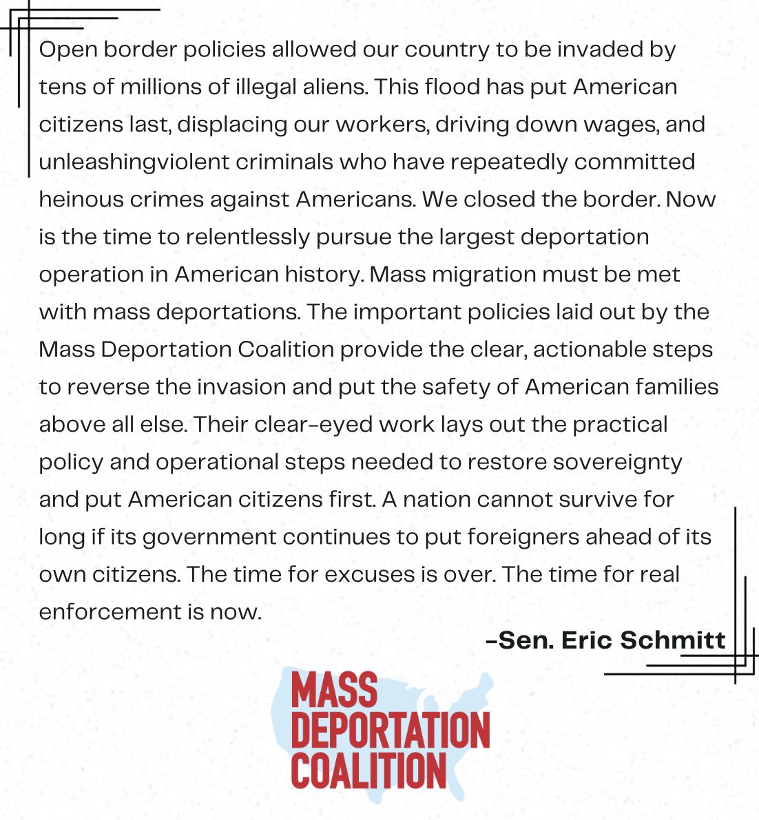 Mass Deportation Coalition tweet media