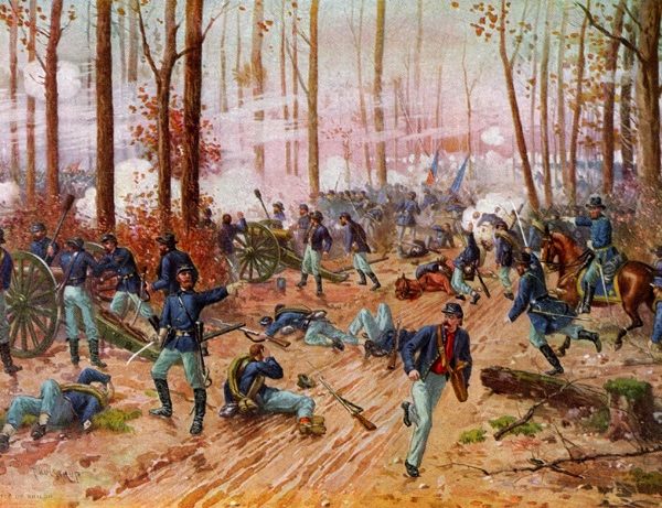 TammiMinoski's tweet image. #OTD 1862: The #BattleOfShiloh began in southwestern Tennessee. One of the major early battles of the #CivilWar. The battle began when the Confederate Army launched a surprise attack on US troops led by General Ulysses S Grant. #MilitaryHistory