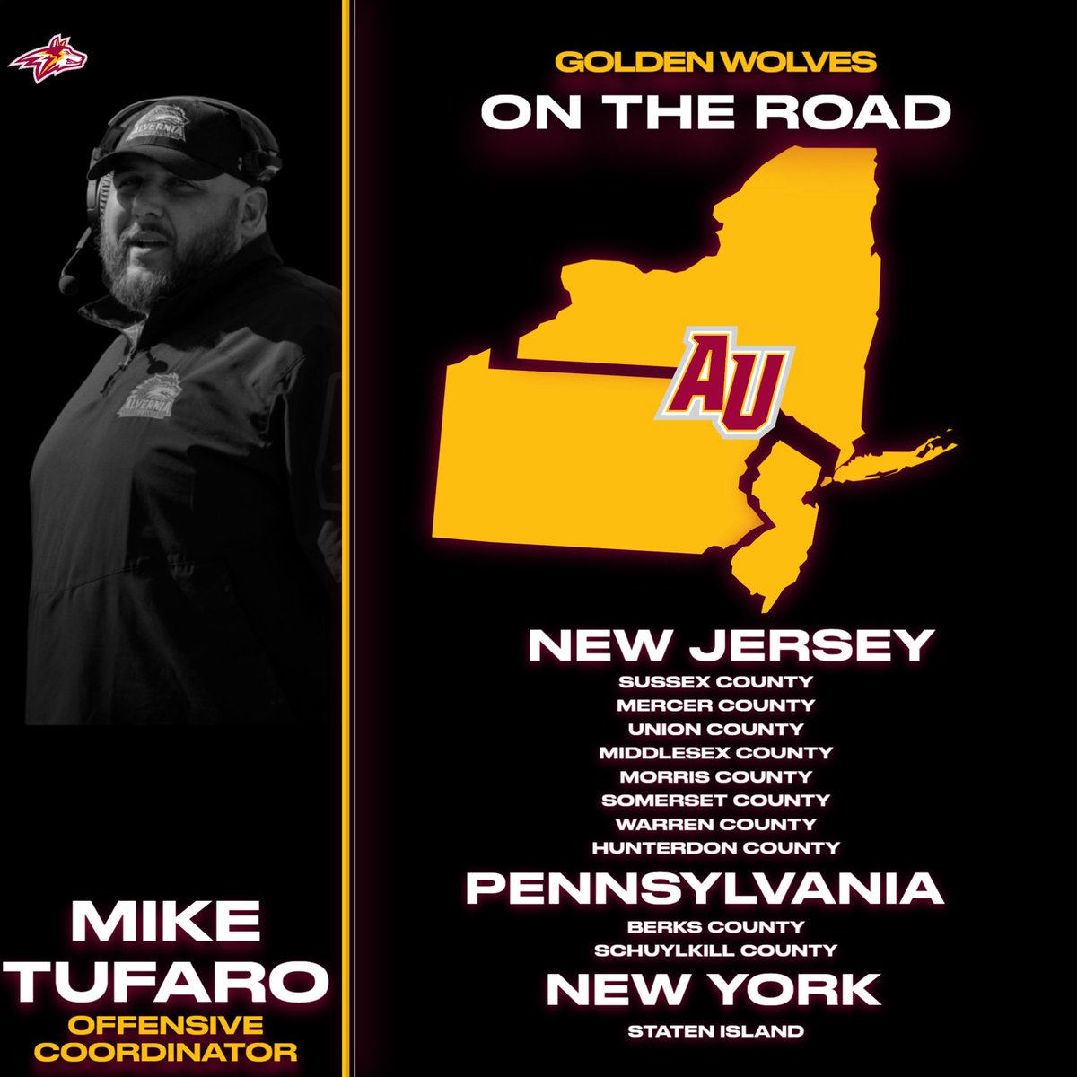 Alvernia Football tweet media