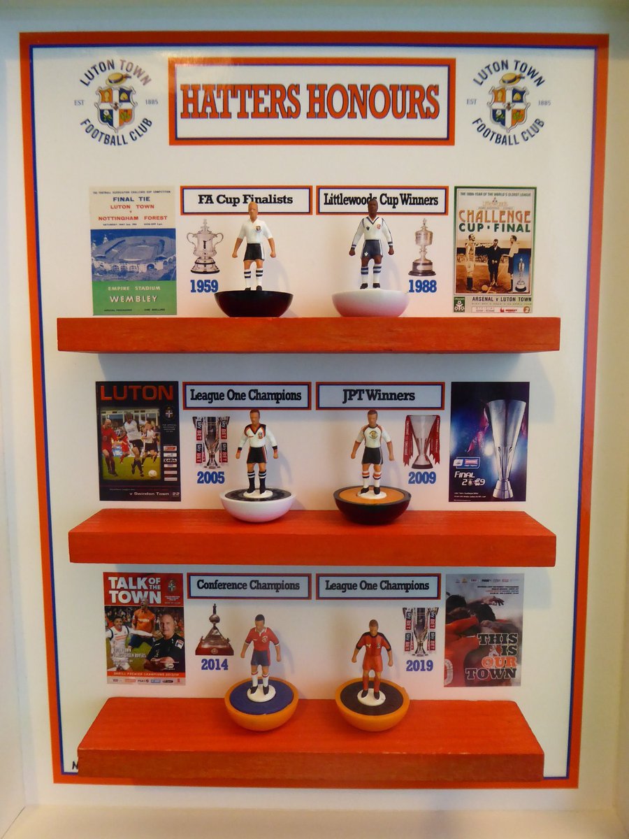 helcol123subbu1's tweet image. Luton Town Subbuteo artwork frames available in 6 or 9 figure form. DM @helcol123subbu1 for details  #ltfc @lutontownfans @lutontownexile @wearelutontown @lutonnews_ltfc @lutontownst @hatterstalk @OhWhenTheTown @OakRoadHatter #lutontown #luton #Hatters #coyh